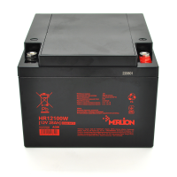Акумуляторна батарея MERLION HR12100W, 12V 28Ah Black