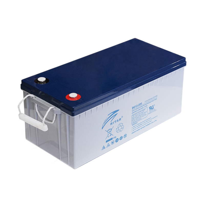 Акумуляторна батарея GEL RITAR DG12-200, Gray Case, 12V 200.0Ah Q1/18