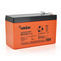 Акумуляторна батарея MERLION AGM GP1272F2 PREMIUM 12 V 7,2 Ah Orange Q10/420
