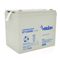 Акумуляторна батарея MERLION AGM GP12800M6 12 V 80 Ah 21,8 кг ( 260 x 165 x 210 (215) )  Q1