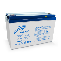 Акумуляторна батарея GEL RITAR DG12-100, Gray Case, 12V 100.0Ah Q1/36