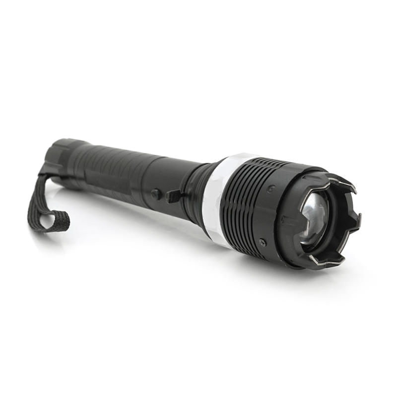 Ліхтар-шокер ручний BAILONG BL-DG-1105, 1LED ХPE, фокусування, 3 режими, Вбудований/3,7 В, 9800 мА,100Вт, Black, IP44, СЗУ, BOX