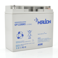 Акумуляторна батарея MERLION AGM GP12200M5 12 V 20 Ah Q4