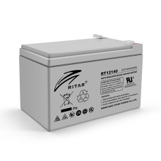 Акумуляторна батарея AGM RITAR RT12140H, Gray Case, 12V 14.0Ah Q4