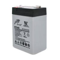 Акумуляторна батарея AGM RITAR RT640, Black Case, 6V 4Ah Q20