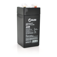 Акумуляторна батарея EUROPOWER AGM EP4-4F1 4 V 4 Ah Black Q30/2160