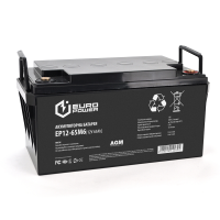 Акумуляторна батарея EUROPOWER AGM EP12-65M6 12 V 65Ah Black Q1/48