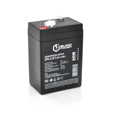 Акумуляторна батарея EUROPOWER AGM EP6-4.5F1 6 V 4.5 Ah Black Q20