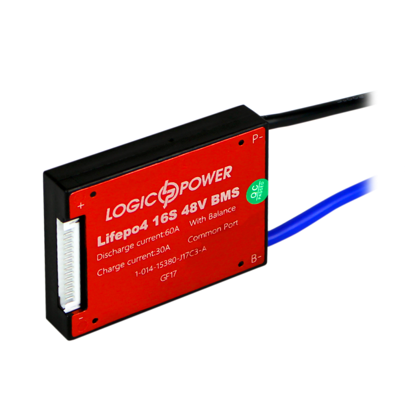 BMS плата LP LiFePO4 48V 16S Dis 60A Ch 30A