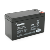 Акумуляторна батарея MERLION AGM GP1272F2B 12 V 7,2 Ah Black Q10