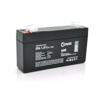 Акумуляторна батарея EUROPOWER AGM EP6-1.3F1 6 V 1.3 Ah Black Q40