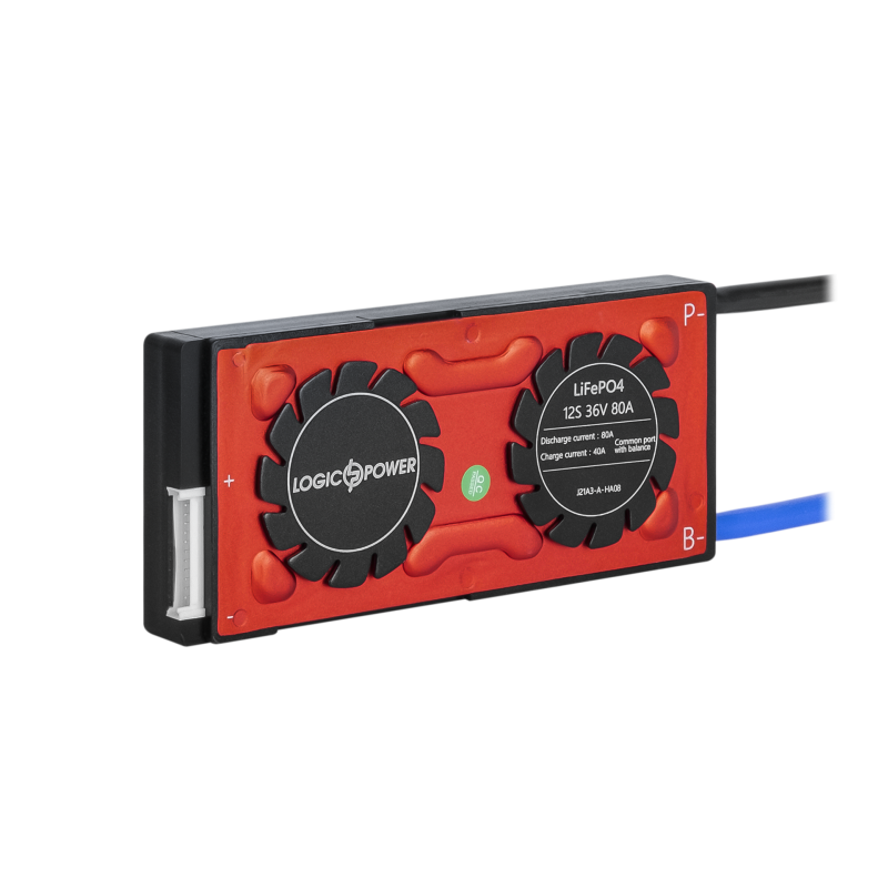 BMS плата LP LiFePO4 36V 12S Dis 80A Ch 40A
