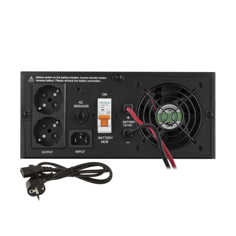 ДБЖ з правильною синусоїдою 12V LPE-B-PSW-1000VA+ (600Вт) 1-30A