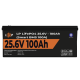 Акумулятор LP LiFePO4 24V (25,6V) - 100 Ah (2560Wh) (Smart BMS 100А) з BT пластик