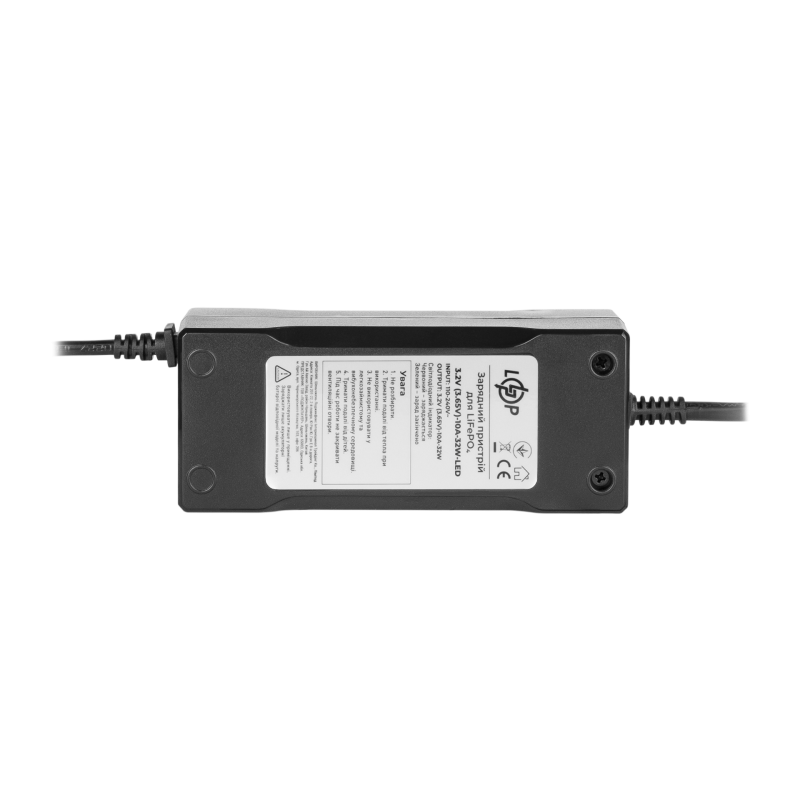 Зарядний пристрій для акумуляторів LiFePO4 3.2V (3.65V)-10A-32W-LED