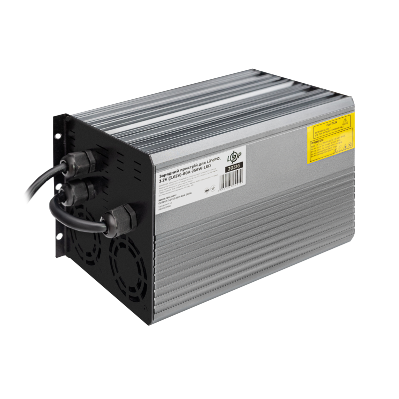 Зарядний пристрій для акумуляторів LiFePO4 3.2V (3.65V)-80A-256W-LED