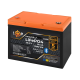 Акумулятор LP LiFePO4 25,6V - 50 Ah (1280Wh) (BMS 80A/50А) пластик Smart BT