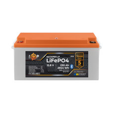 Акумулятор LP LiFePO4 12,8V - 230 Ah (2944Wh) (BMS 200A/100А) пластик Smart BT