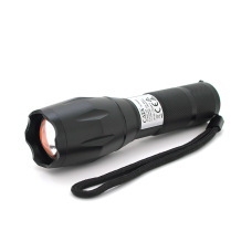 Ліхтар ручний CATA CT-8025, 1LED Cree XM-L T6, 10W, 5 режимів, ZOOM, 18650/3400 вбудований, Black, IP44, microUSB, 132х33х27мм, BOX