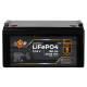 Акумулятор LP LiFePO4 12,8V - 160 Ah (2048Wh) (BMS 80A/40А) пластик для ДБЖ