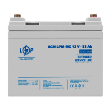 Акумулятор мультигелевий LPM-MG 12V - 33 Ah + справа