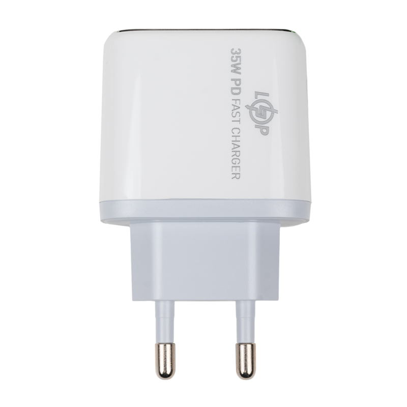 Зарядка для телефону LogicPower 35W (Type-C + Type-C) PD + кабель (Type C to Lightning) 35WCH