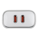 Зарядка для телефону LogicPower 35W (Type-C + Type-C) PD + кабель (Type C to Lightning) 35WCH