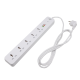 Мережевий фільтр (подовжувач) LogicPower (5x220V-2500W, 1xUSB-38W/PD/QC3.0, 1xType-C 20W, 1xUSB 18W)