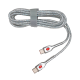 Кабель (шнур) LogicPower USB Type-C to USB Type-C 65W зі швидкою зарядкою (QC) 2м C652MC