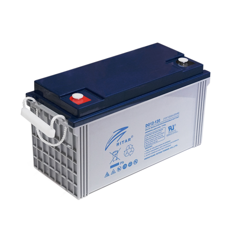 Акумуляторна батарея GEL RITAR DG12-120, Gray Case, 12V 120.0Ah Q1/36