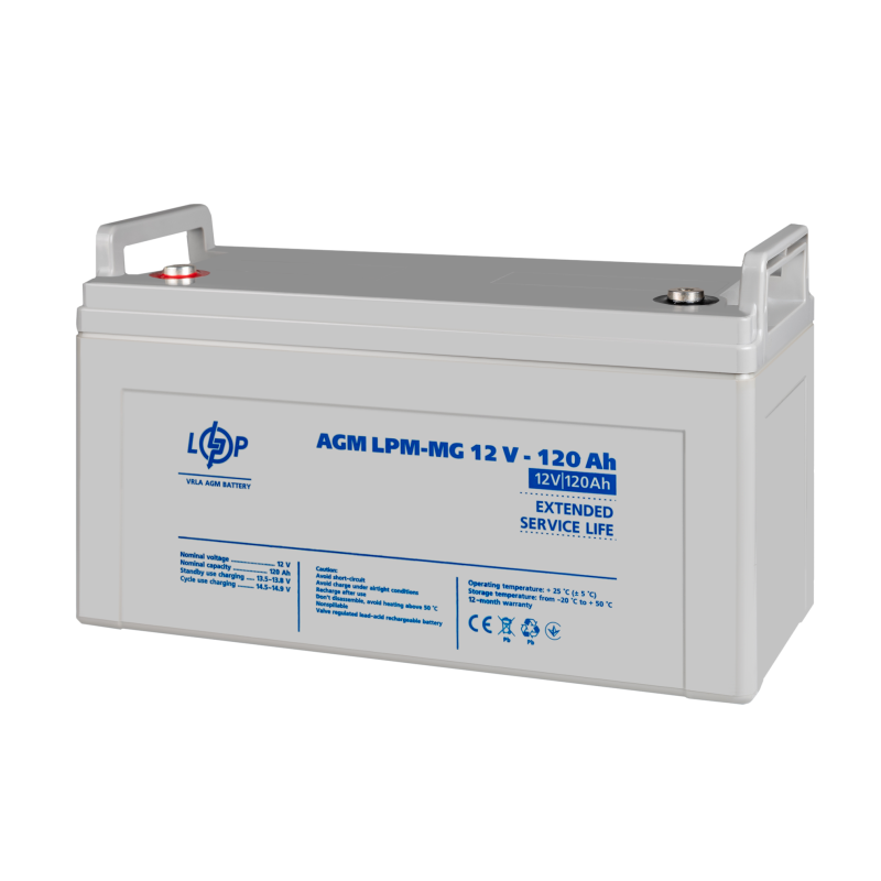 Акумулятор мультигелевий LPM-MG 12V - 120 Ah