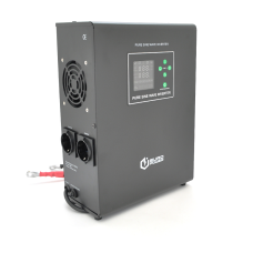 ДБЖ з правильною синусоїдою Europower EPWM-MPS-2500/24 (1800 Вт) 5/10/15/20/30А, під зовнішню АКБ 24В (AGM/GEL/LFP), кріплення на стіну. Q1 (390*245*275)