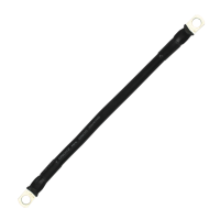 Кабель мідний для з'єднання АКБ 25 кв. мм - 20 см (с клеммами) черный Кабель мідний для з'єднання АКБ 25 кв. мм - 20 см (с клеммами) черный