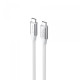 Кабель USB-C to USB-C HAVIT HV-CB6290 PD100W 5A 1м White