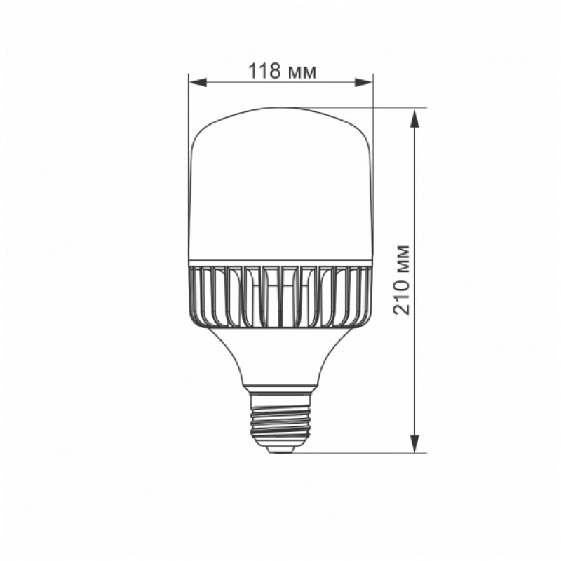LED лампа VIDEX A118 50W E27 5000K
