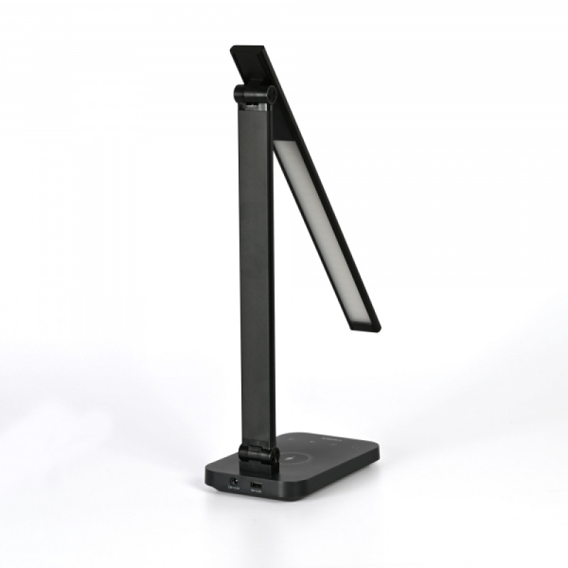 LED лампа настiльна з бездротовою зарядкою VIDEX VL-TF17B 18W 1800-6500K