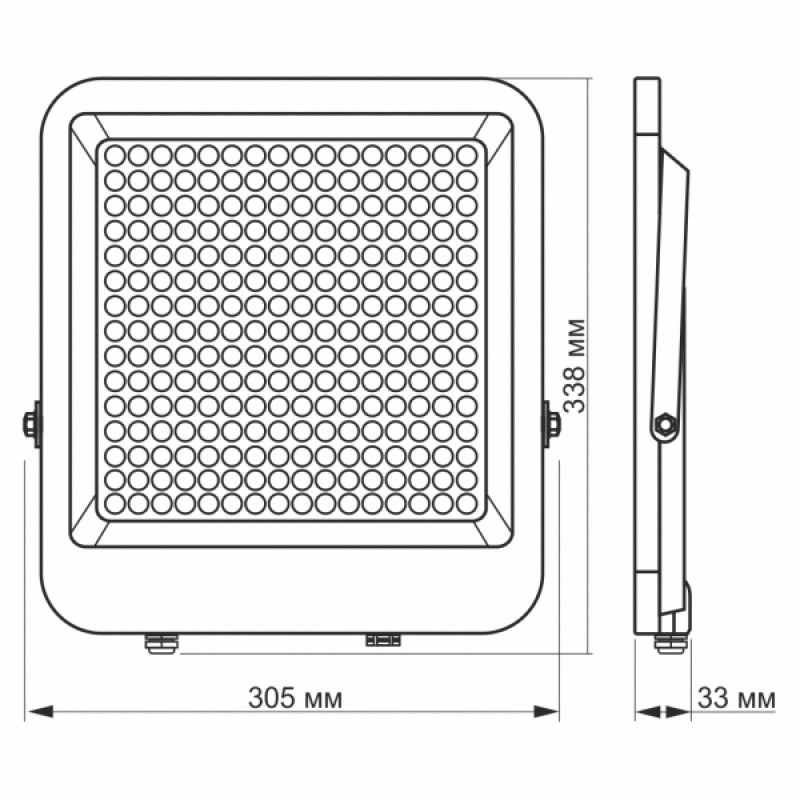 LED прожектор VIDEX PREMIUM F2 200W 5000K