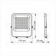 LED прожектор VIDEX PREMIUM F2 30W 5000K День-ніч