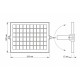 LED прожектор автономний VIDEX 600Lm 5000K Сенсорний