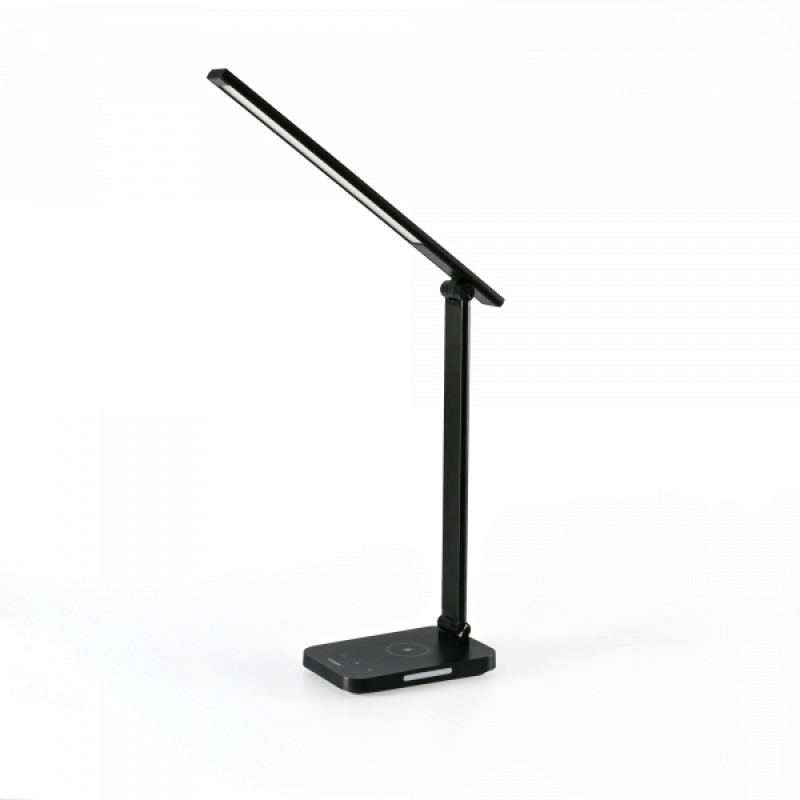 LED лампа настiльна з бездротовою зарядкою VIDEX VL-TF17B 18W 1800-6500K