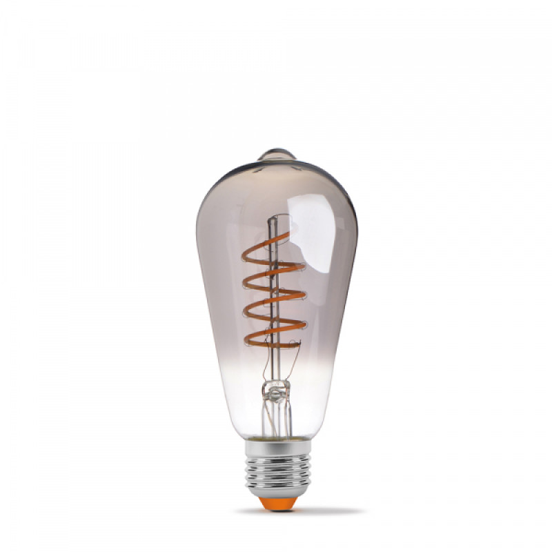 LED лампа VIDEX Filament ST64FGD 4W E27 2100K дімерна графіт