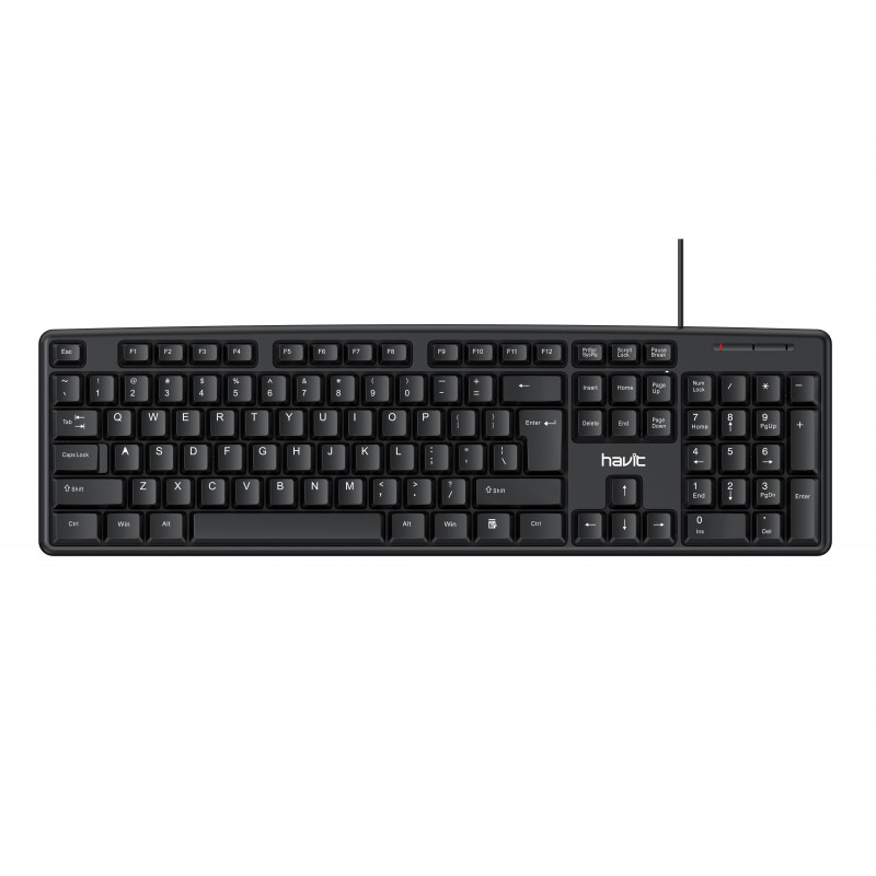 Дротова клавіатура HAVIT HV-KB271 USB Black
