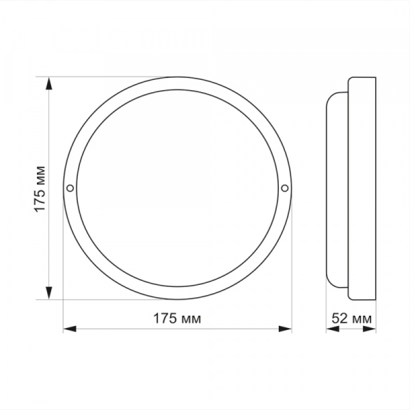 LED світильник вологозахищений круглий TITANUM 20W 6500K TL-BHR-206
