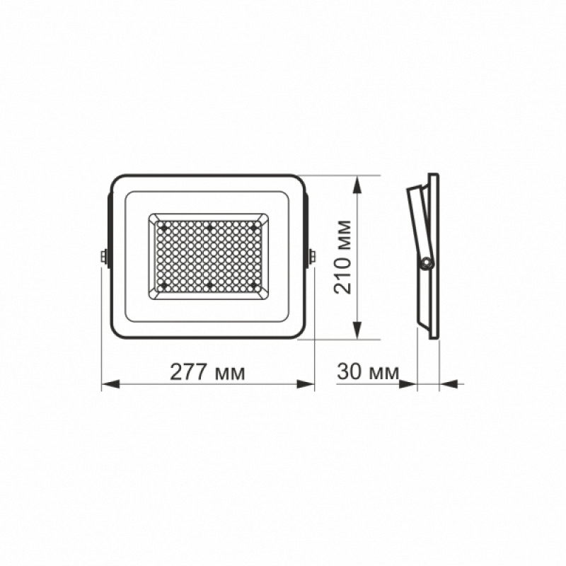 LED прожектор VIDEX F2e 100W 5000K
