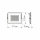 LED прожектор VIDEX F2e 100W 5000K