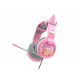 Ігрові навушники з мікрофоном HAVIT HV-H2233d Cat Pink
