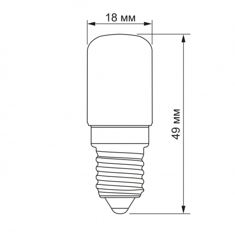 LED лампа VIDEX ST25e 3W E14 4100K