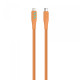 Кабель USB-C - Lightning HAVIT HV-CB6255 PD27W 1м з LED індикатором Orange
