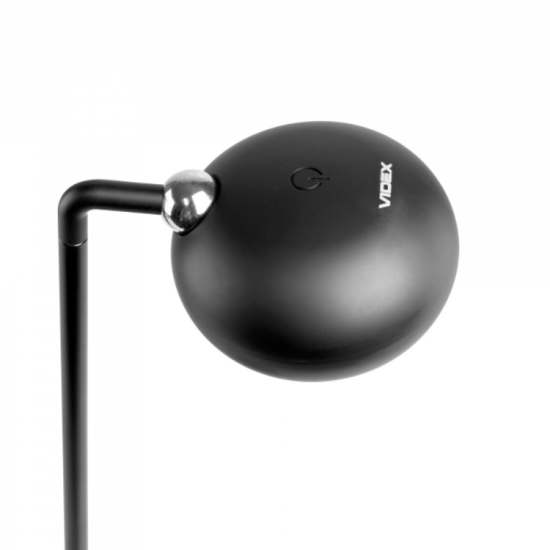 LED лампа настiльна з акумулятором VIDEX VLE-TF18B 3W 3000-5500K Чорна