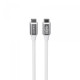 Кабель USB-C to USB-C HAVIT HV-CB6290 PD100W 5A 1м White